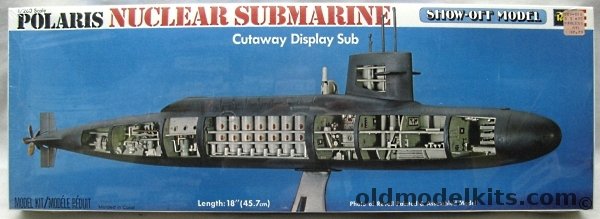 Revell 1/261 Cut Away George Washington Class Polaris Missile Submarine (SSBN), H437 plastic model kit